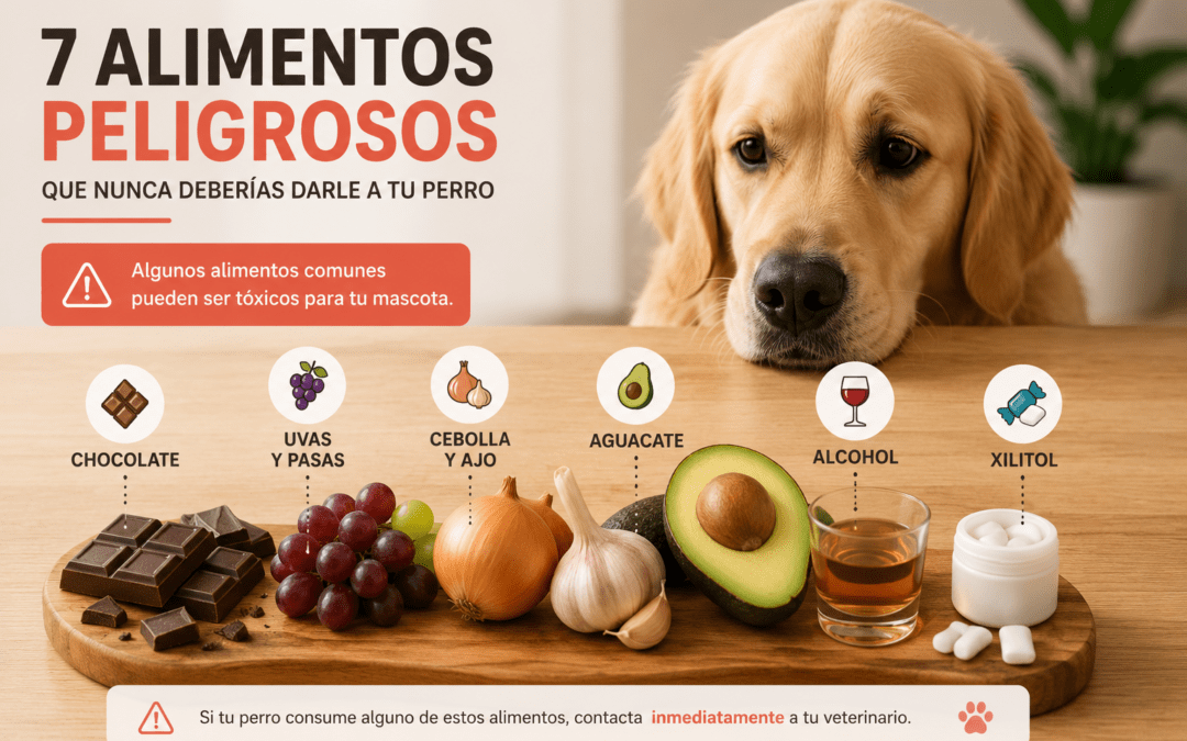 7 alimentos peligrosos que nunca deberías darle a tu perro