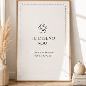 Lienzo Enmarcado Personalizado con Foto de tu Mascota