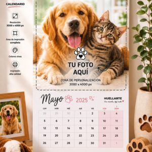 CALENDARIO PERSONALIZADO CON FOTOS DE TU MASCOTA